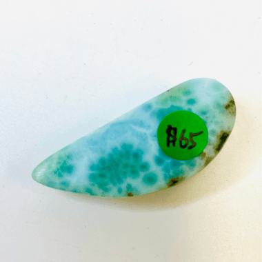 Authentic Larimar Crystal Drop Cabochon 3.4 cm | Healing Energy Communication and Expression - Ai NeDefault Category