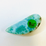 Authentic Larimar Crystal Drop Cabochon 3.4 cm | Healing Energy Communication and Expression - Ai NeDefault Category