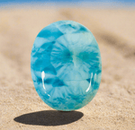 Authentic Larimar Crystal Oval Cabochon 3cm | Healing Energy Communication and Expression - Ai NeDefault Category
