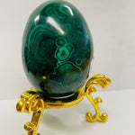 Authentic Malachite Natural Crystal Gemstone Egg 302 grams Stone of Transformation - Ai NeDefault Category