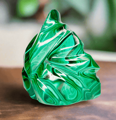 Authentic Malachite Natural Crystal Gemstone Freeform 392 grams Stone of Transformation - Ai NeDefault Category