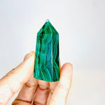 Authentic Malachite Natural Crystal Gemstone Tower 62 grams Stone of Transformation - Ai NeDefault Category