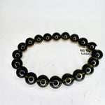 Authentic Sirius Meteorite 10mm Elastic Bracelet - Dark Green colour - Ai NeJewellery