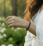 Authentic Sirius Meteorite 10mm Elastic Bracelet - Dark Green colour - Ai NeJewellery