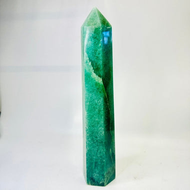 Aventurine Crystal Gemstone Tower | Luck, Abundance and Heartfelt Harmony 534 grams - Ai NeDefault Category