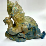 Azurite Dragon Carving - 14 cm - Ai NeDefault Category