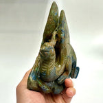 Azurite Dragon Carving - 14 cm - Ai NeDefault Category