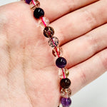 Black Super 7 Crystal Bracelet - 6.5mm - Ai NeDefault Category