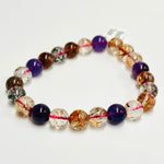 Black Super 7 Crystal Bracelet - 8.5mm - Ai NeDefault Category