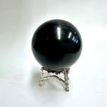 Black Tourmaline Crystal Sphere | Enhance Protection 360 grams | 6 cm - Ai Ne