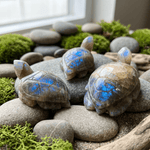 Blue Flash Moonstone Crystal Turtle | choose size - Ai NeDefault Category