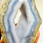 Blue Lace Agate Crystal Geode Point 235 grams - Ai NeDefault Category