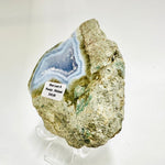 Blue Lace Agate Crystal Geode Point 327 grams - Ai NeDefault Category
