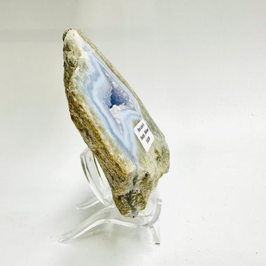 Blue Lace Agate Crystal Geode Point 327 grams - Ai NeDefault Category