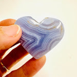 Blue Lace Agate Crystal Heart 32 grams | 4 cm - Ai NeDefault Category