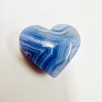 Blue Lace Agate Crystal Heart 32 grams | 4 cm - Ai NeDefault Category
