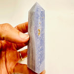 Blue Lace Agate Crystal Point 62 grams | 9 cm - Ai NeDefault Category