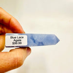 Blue Lace Agate Crystal Point 67 grams | 7.5 cm - Ai NeDefault Category