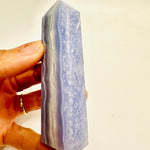 Blue Lace Agate Crystal Point 73 grams | 9 cm - Ai NeDefault Category