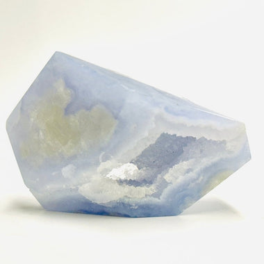 Blue Lace Agate Geode Carving | 112 grams - Ai NeDefault Category