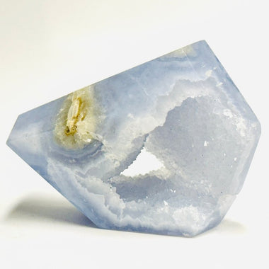 Blue Lace Agate Geode Carving | 112 grams - Ai NeDefault Category