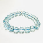 Blue Topaz Gemstone Crystals Elastic Bracelet 9mm - Ai NeJewellery