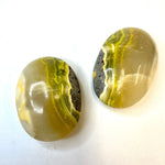 Bumble Bee Jasper Crystal Palm stone 80 grams | 6cm - Ai NeDefault Category