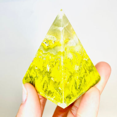 Bumble Bee Jasper Crystal Pyramid 4.5cm | 127 grams - Ai Ne