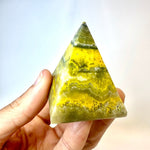 Bumble Bee Jasper Crystal Pyramid 5 cm | 92 grams - Ai Ne
