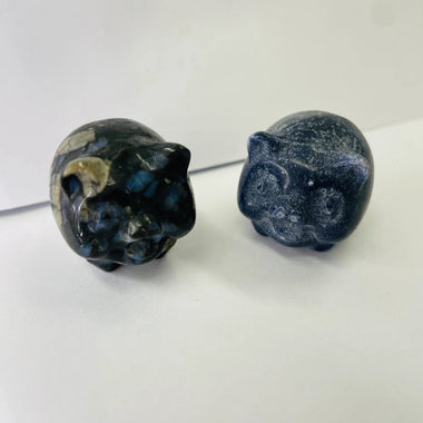 Carved Crystal Animal Pig 3cm wide - Ai Ne