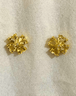 Certified 925 Sterling Silver Stud Earrings Crystals Citrine - Ai NeDefault Category