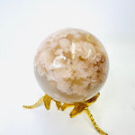 Cherry Blossom Agate Crystal Sphere 228 grams | Embrace Beauty and Inner Harmony 5.5cm - Ai NeDefault Category