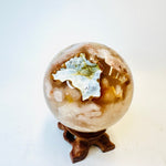 Cherry Blossom Agate Crystal Sphere 258 grams | Embrace Beauty and Inner Harmony 5.5cm - Ai NeDefault Category