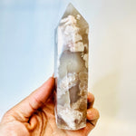 Cherry Blossom Crystal Points/Tower 375grams | Embrace Beauty and Blossoming Healing Energies 12.5cm - Ai NeDefault Category