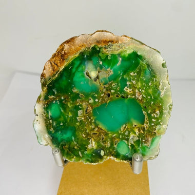 Chrysoprase Crystal Plate 57 grams - From Western Australia - Ai NeDefault Category