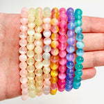 Coloured Selenite Gemstone Crystal Bracelets 6mm | choose colour - Ai NeDefault Category