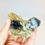 Dravite and Muscovite Crystal Specimen 158 grams | Love And Confidence 8 cm - Ai Ne