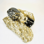 Dravite and Muscovite Crystal Specimen 158 grams | Love And Confidence 8 cm - Ai Ne