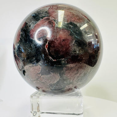 Garnet Crystal Sphere 434 grams | Passion Vitality Protection - Ai NeGifts & Crystals
