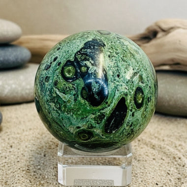 Genuine Kambada Jasper Gemstone Crystal Sphere 334 grams | 6cm - Ai NeDefault Category