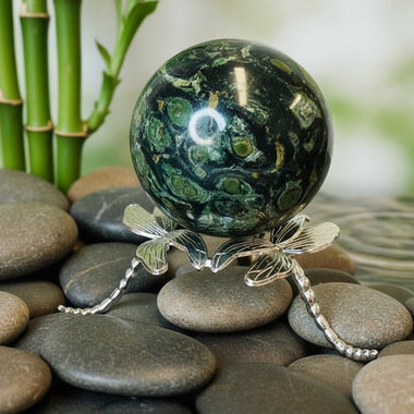 Genuine Kambada Jasper Gemstone Crystal Sphere 401 grams - Ai NeDefault Category