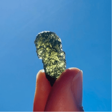 Genuine Moldavite from Czech Republic 1.81 grams - Ai NeGifts & Crystals