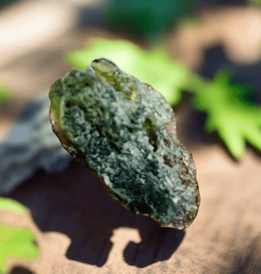 Genuine Moldavite Meteorite from Czech Republic 1.44 grams - Ai NeGifts & Crystals