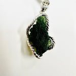Genuine Moldavite Pendant from Czech Republic 5.50 grams total weight including 925 Sterling Silver - Ai NeGifts & Crystals
