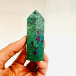 Genuine RUBY Zoisite Crystal Point 8 cm - Ai NeJewellery