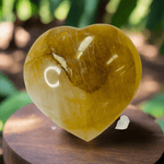 Golden Healer Crystal Heart 8cm - 337 grams - Ai NeDefault Category
