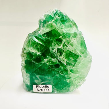 Green Fluorite Crystal Freeform 685 grams - Ai Ne