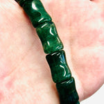 Green Jade Gemstone Bracelet 17mm - Ai NeJewellery