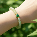 Green Jade Gemstone Bracelet 6mm - Ai NeJewellery