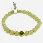 Green Jade Gemstone Bracelet 6mm - Ai NeJewellery
